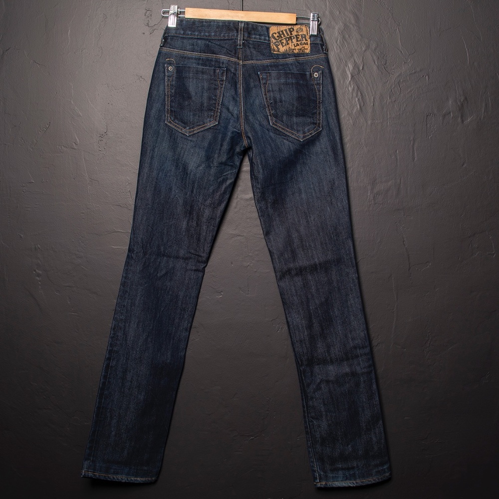 Chip & Pepper Stella St Leg Pant Dark Wash sz 25